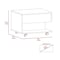 Tuhome Luanda Lift Top Coffee Table, Casters, One Shelf, Espresso, 19.6 L x 21.6 in W x 15.3 H MLC5015 - alternate 4